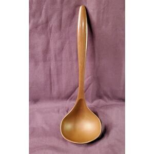 Vintage Hutzler Mepal 2525 Melamine Rosti Denmark Brown Ladle 10 7/8"